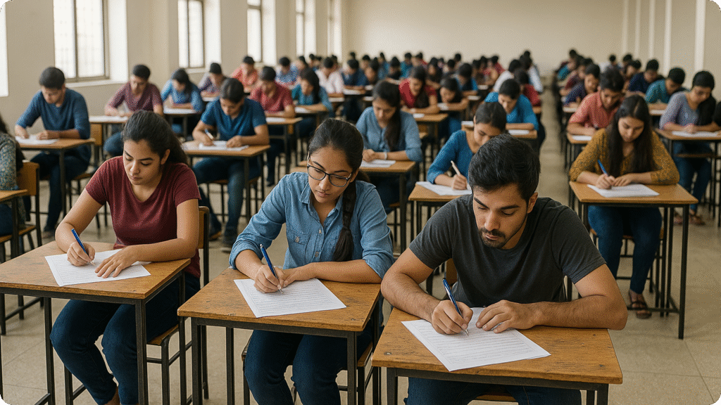Challenges of Indian Education System Indian Exam Hall